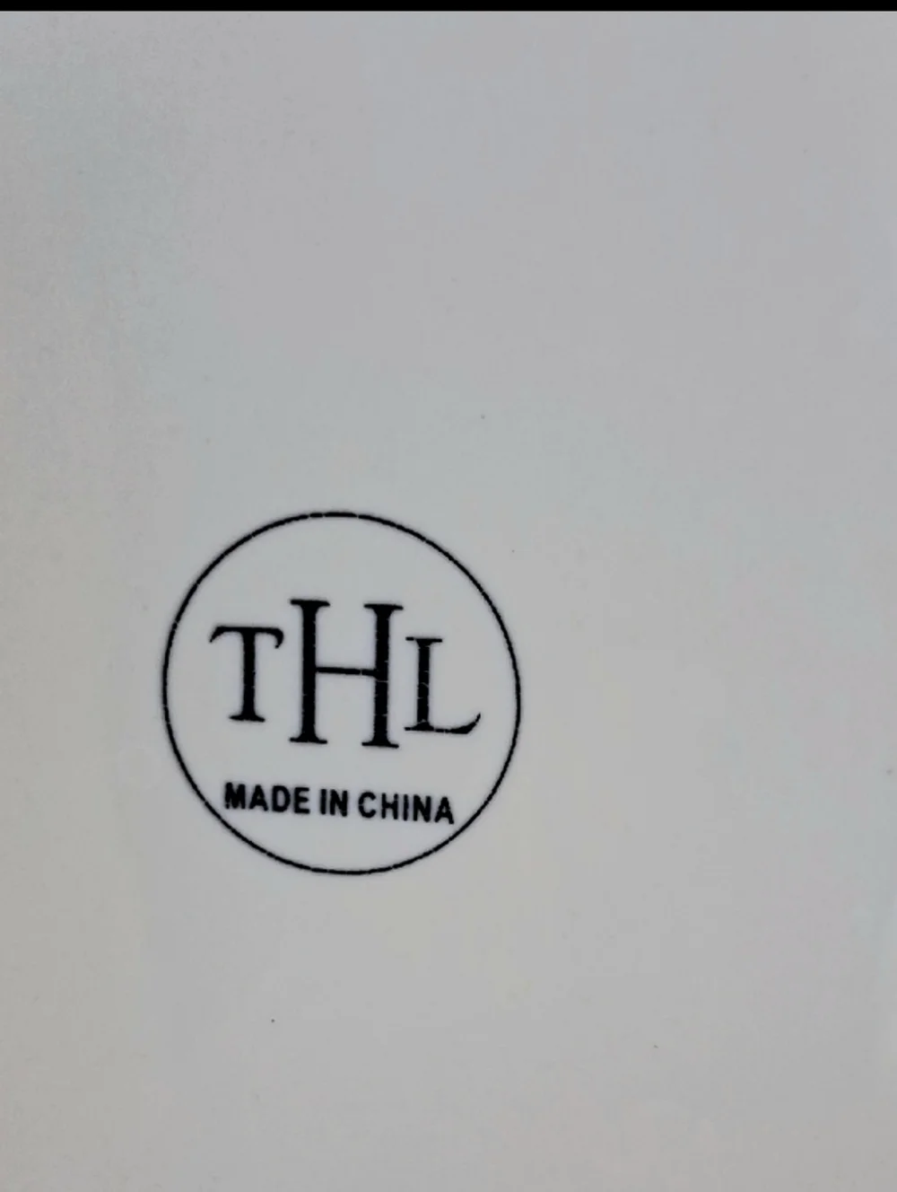 THL Ceramic Tea, Flour & Sugar Canister Set with Wooden Lids - White